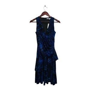 NWT Beautiful‎ Blue Luxe dress by CARMEN MARC VALVO.  Size 4